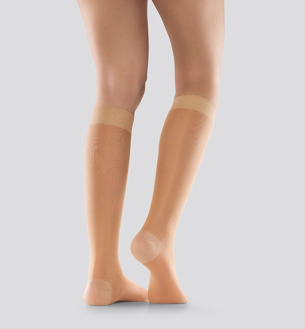 Mabs-Compression-Socks-Nylon-Knee-Sand-S-XL
